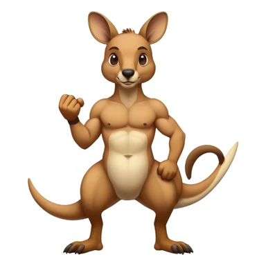 buff kangaroo very stock sticker