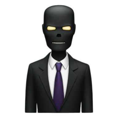 enderman as a president sticker