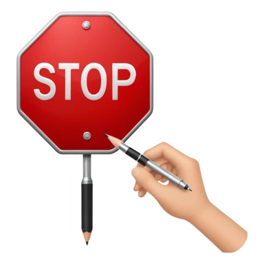 🛑+✋🏻 sticker