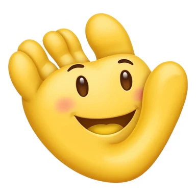 Ayak koklama emojisi sticker