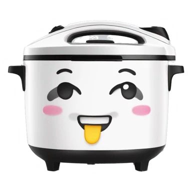 happy face rice cooker sticker