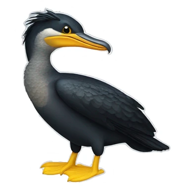 Great cormorant sticker