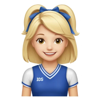 Cheer squad, blonde, Burnett  sticker