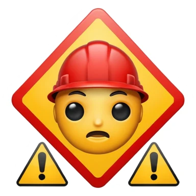 warning sign sticker