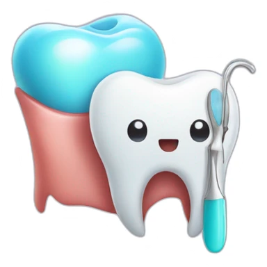 Tooth extraction sticker