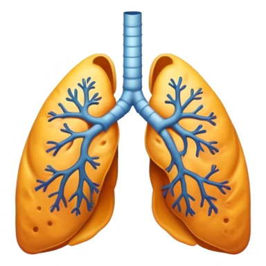 lungs with tuberculosis bacteria sticker