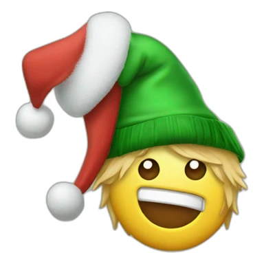 Larry Bird with Christmashat sticker