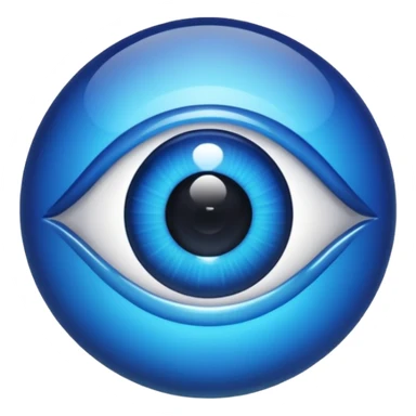 nazar eye bead sticker