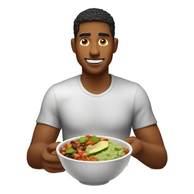 Eating chipotle  sticker