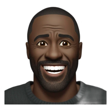 Idris Elba laugh sticker