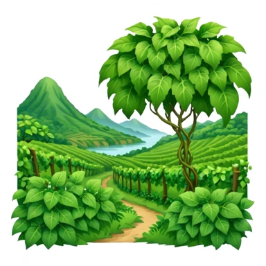 humid weather landskape sticker