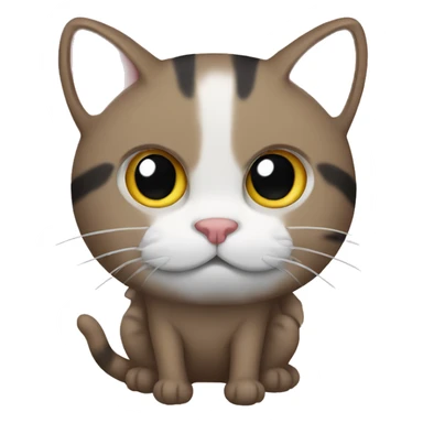 Cat make poop sticker