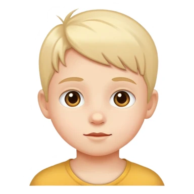 realistic portrait of a child sticker