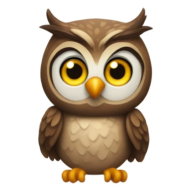 Owl wishing happy birthday sticker