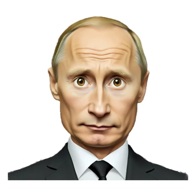 Vladimir Putin in the circles sticker