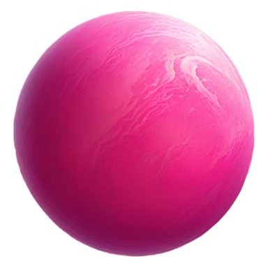 Pink planet  sticker