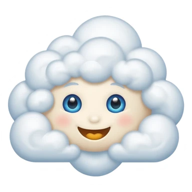 happy Sunny Cloud, eye sticker