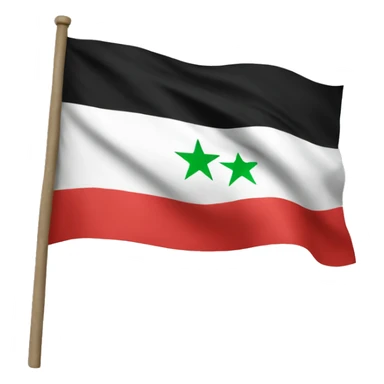 Syrian rebel flag sticker