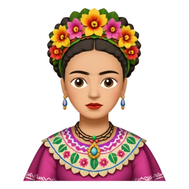 Frida Kahlo on the bus sticker