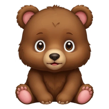 baby bear sticker