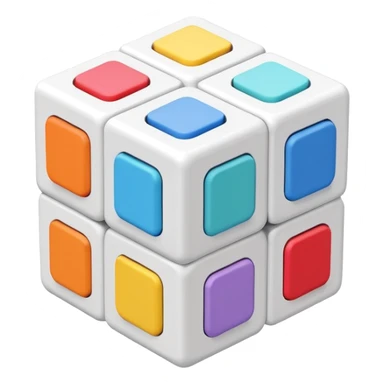 A web page for rubics cube events management platform sticker