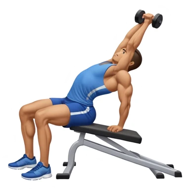 side-view man weighted glute-bridges sticker