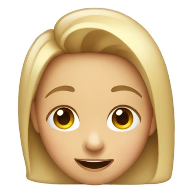 girl winking sticker