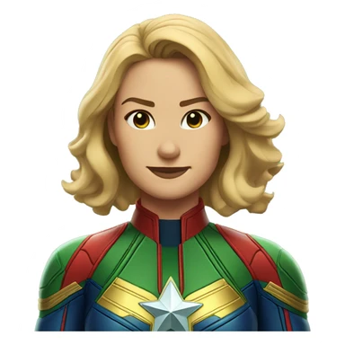 Captain marvel sticker