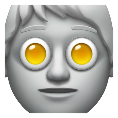 Person with radar for eyes sticker