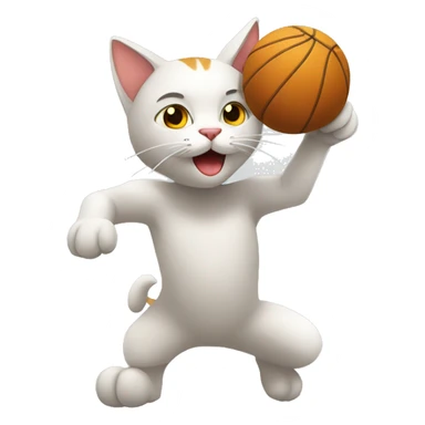 gato jugando con una pelota sticker
