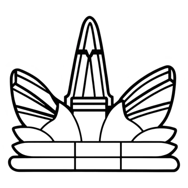 Adidas logo with three stripes sticker