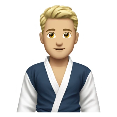 White boy jiu jitsu sticker