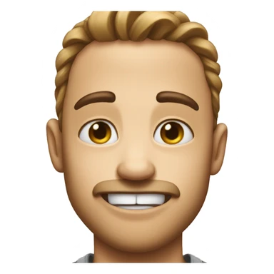 Heart eyes drooling sticker