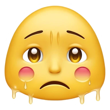 Super sad emoji sticker