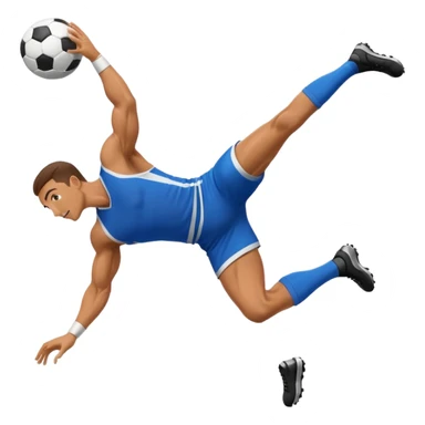 Footballer backfilp sticker