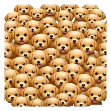 One million dogs sticker