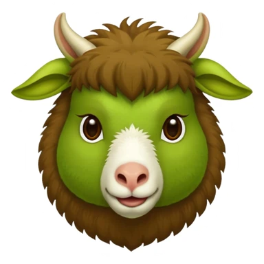 Kiwi goat sticker