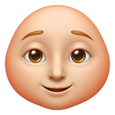 smooth glossy emoji of a human nose with soft peach skin tone, strong highlight on the tip and bridge, gentle gradient from top to bottom, realistic but clean emoji style, soft shadows inside the nostrils, minimal details, centered on a light pastel background

 sticker