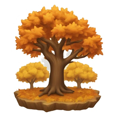 autumn tree sticker