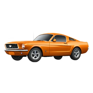 Ford-Mustang-mache-Orange new sticker