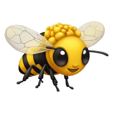 Abeja con un corazon sticker