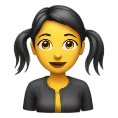 web  designer girl sticker