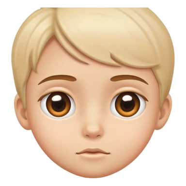 kids eye roll  sticker