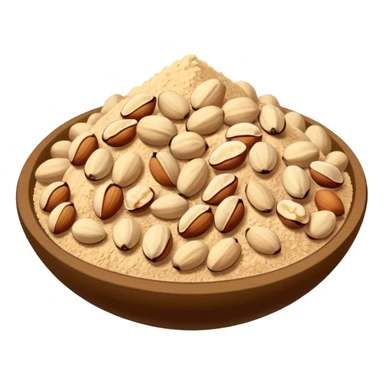 powdered  nuts sticker