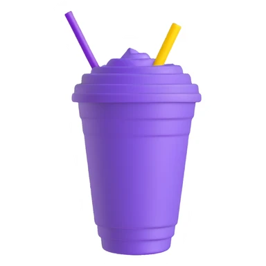 purple drink in styrofoam cup sticker