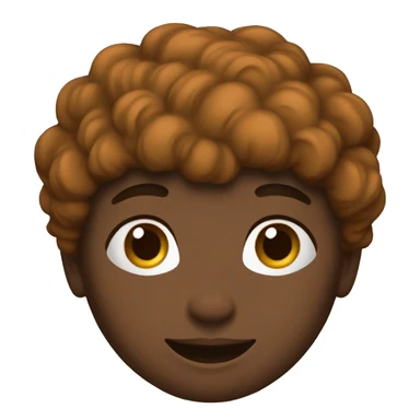 garçon de couleur marron  sticker