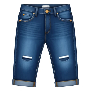 Calça jeans lavagem escura  sticker