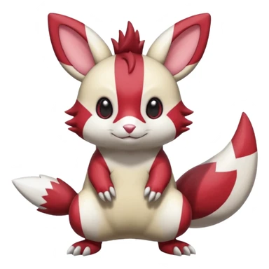 Shiny Furret-Minccino-Zangoose-Hybrid (Full body) sticker