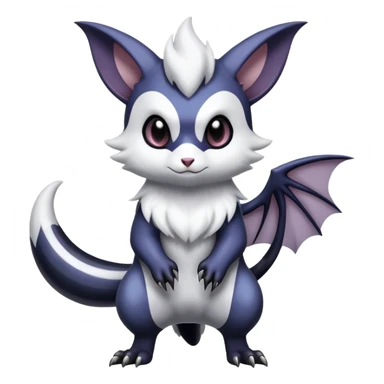 Shiny Furret-Absol-Noibat-Hybrid (Full body) sticker