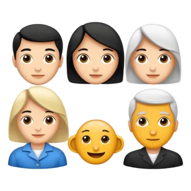 Kız karekterler beyaz tenli 3 kız biri kıvırcık biri kısa dalgalı bir uzun dalgalı sticker